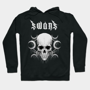 swans in the darknes Hoodie